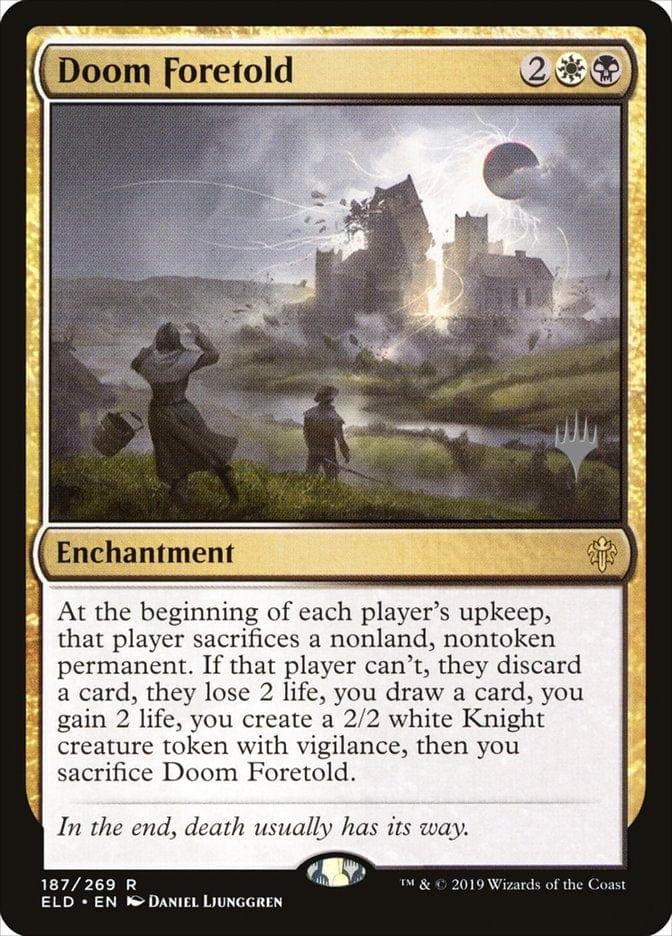 Magic: The Gathering MTG Single Doom Foretold (Promo Pack) [Throne of Eldraine Promos]