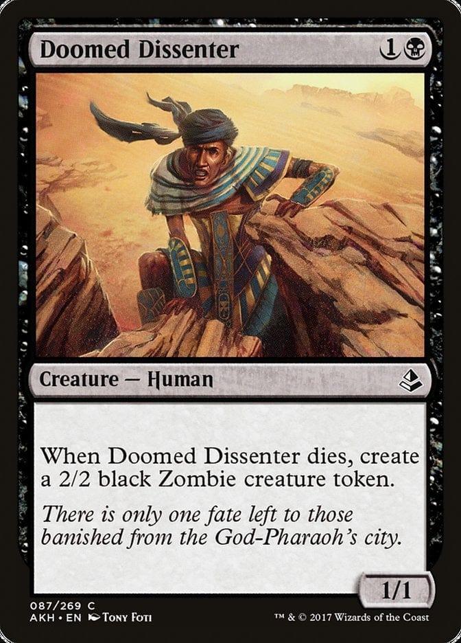 Magic: The Gathering MTG Single Doomed Dissenter [Amonkhet]
