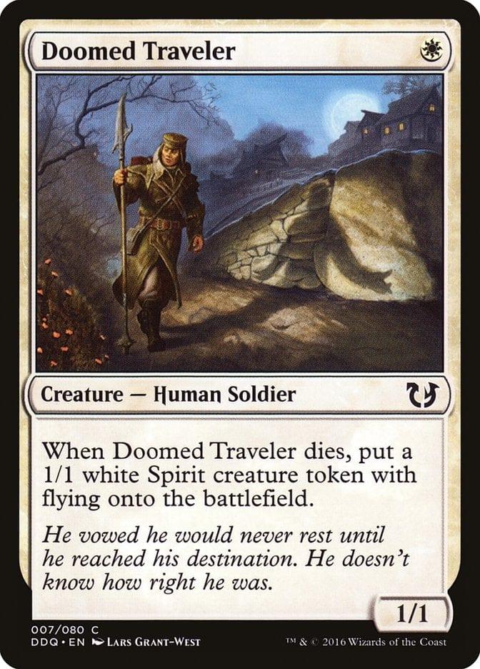 Magic: The Gathering MTG Single Doomed Traveler [Duel Decks: Blessed vs. Cursed]