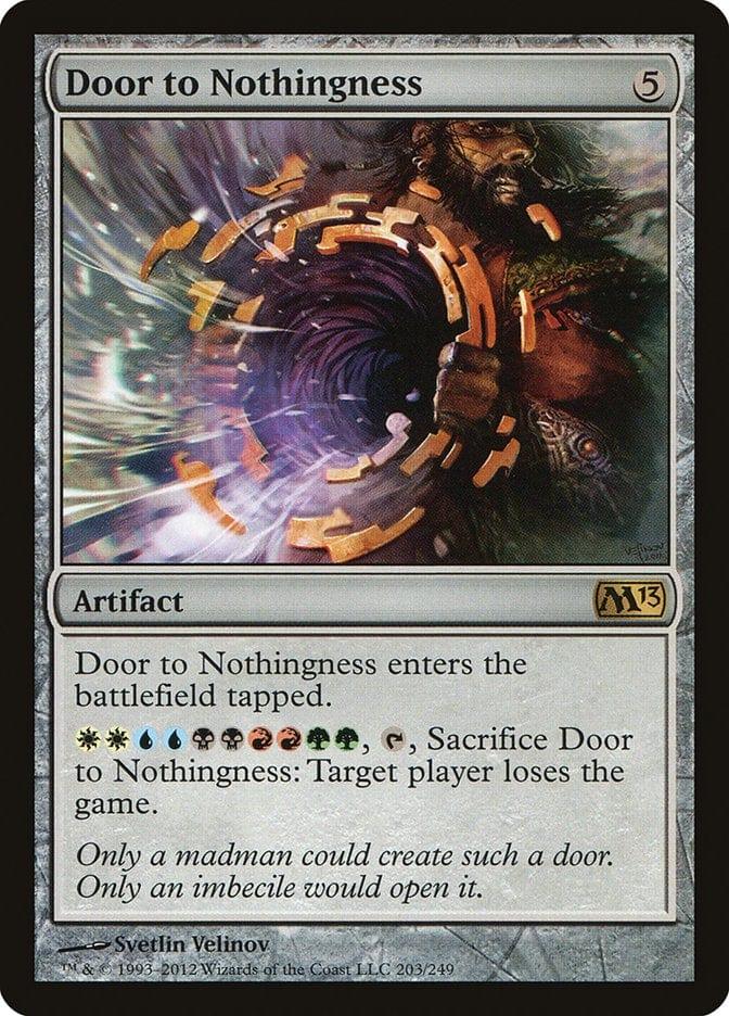 Magic: The Gathering MTG Single Door to Nothingness [Magic 2013]