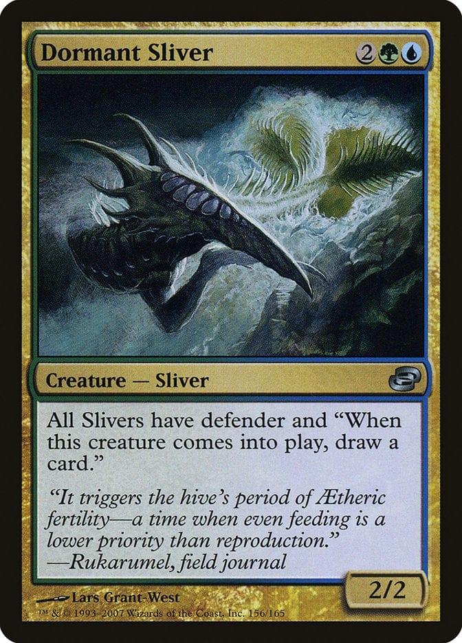 Magic: The Gathering MTG Single Dormant Sliver [Planar Chaos]