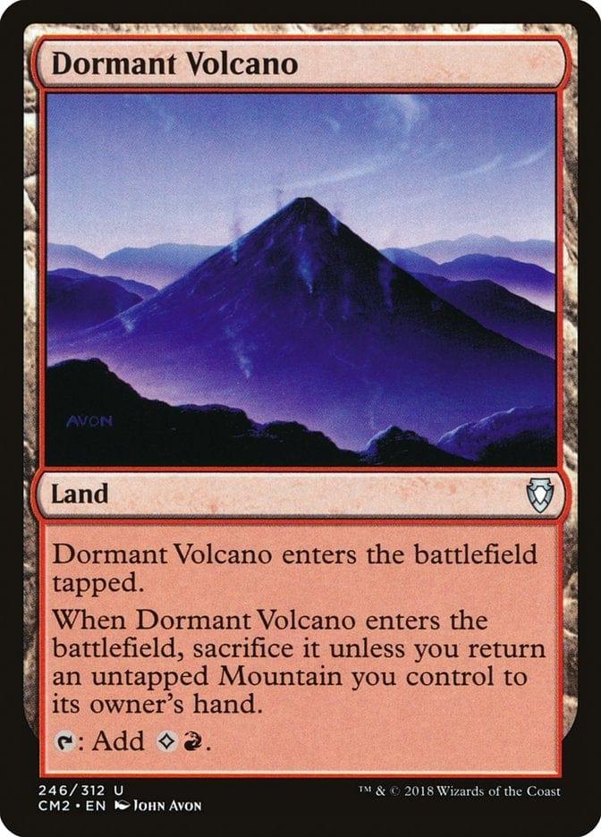 Magic: The Gathering MTG Single Dormant Volcano [Commander Anthology Volume II]