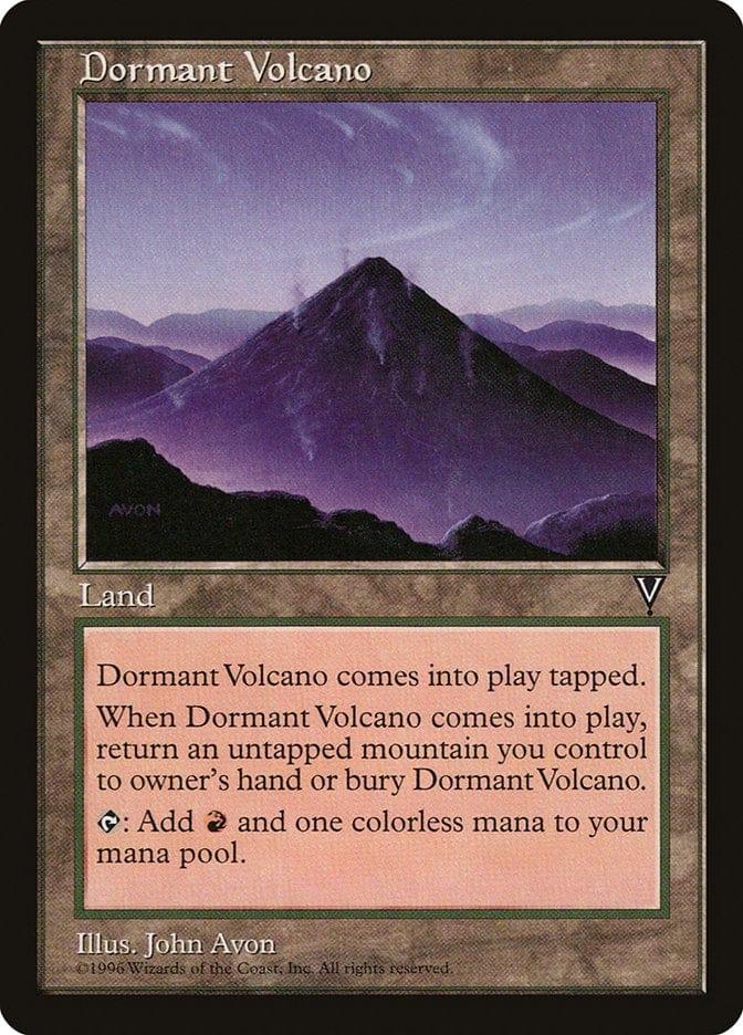 Magic: The Gathering MTG Single Dormant Volcano [Visions]