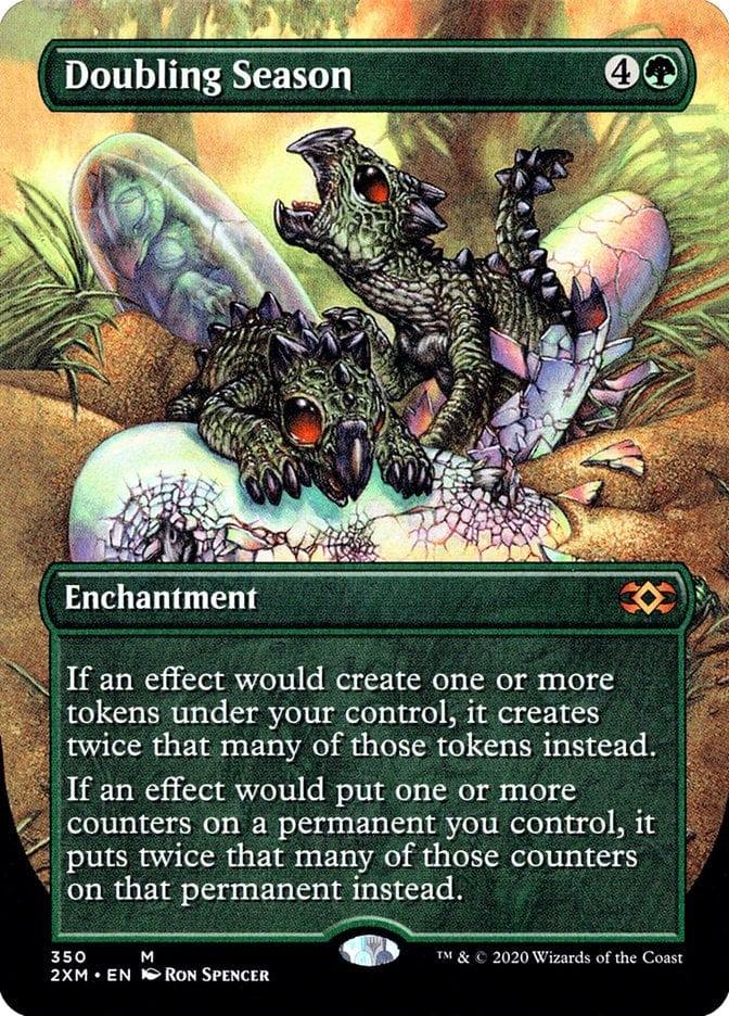 Magic: The Gathering MTG Single Doubling Season (Toppers) [Double Masters Extended Art]