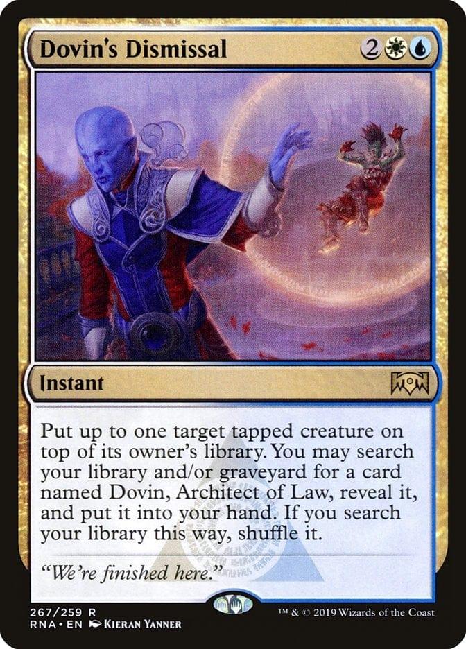 Magic: The Gathering MTG Single Dovin's Dismissal [Ravnica Allegiance]
