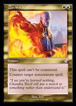 Magic: The Gathering MTG Single Dovin's Veto (Timeshifted) [Time Spiral Remastered]
