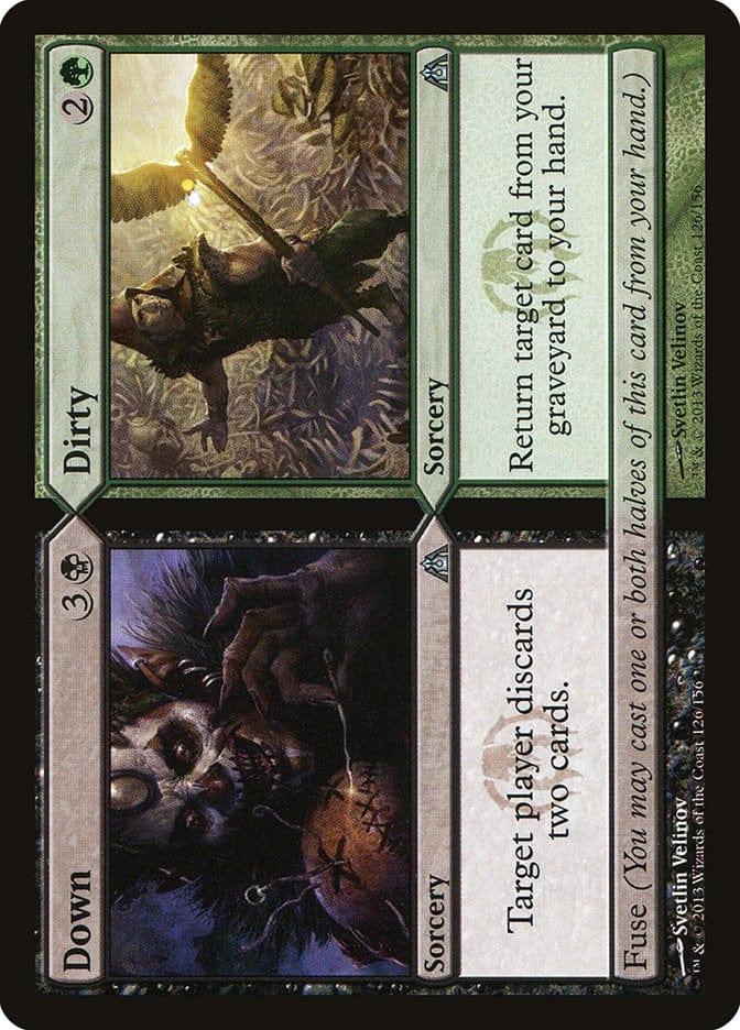 Magic: The Gathering MTG Single Down // Dirty [Dragon's Maze]