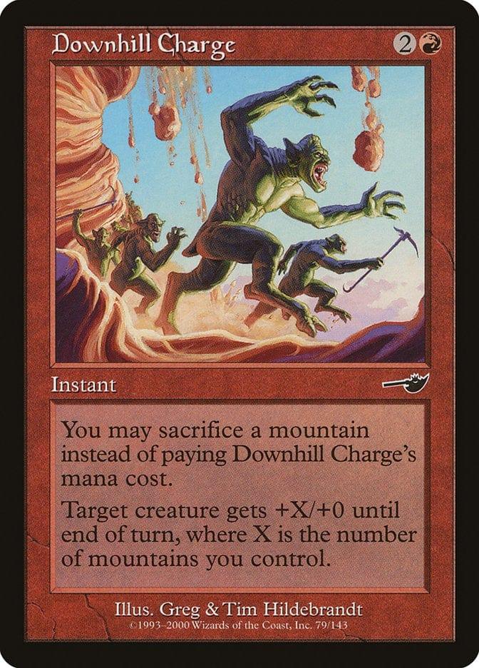 Magic: The Gathering MTG Single Downhill Charge [Nemesis]