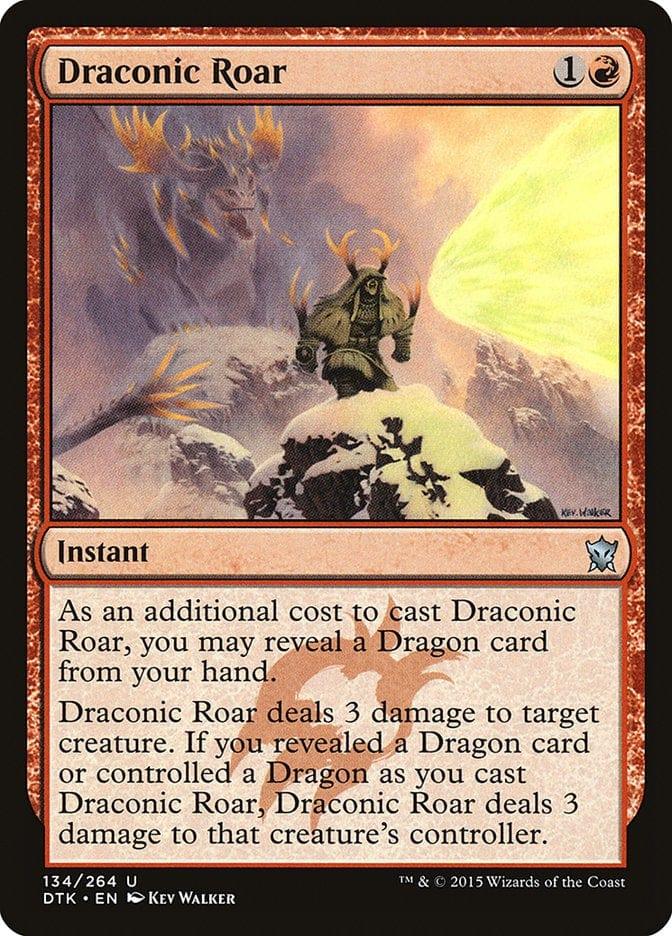 Magic: The Gathering MTG Single Draconic Roar [Dragons of Tarkir]
