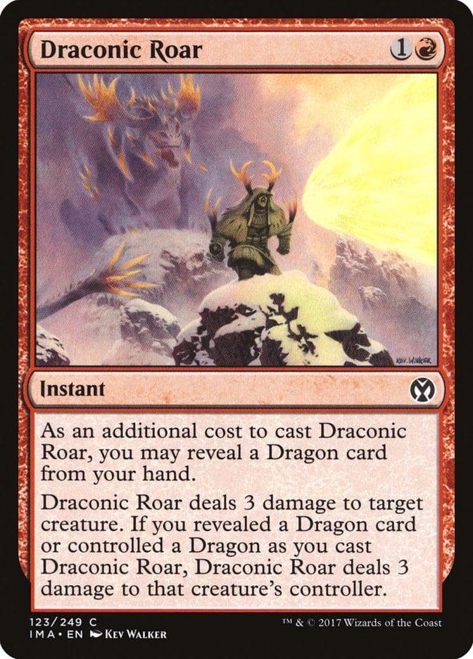 Magic: The Gathering MTG Single Draconic Roar [Iconic Masters]