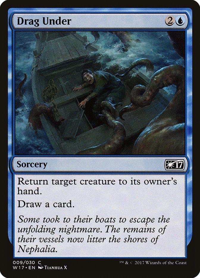 Magic: The Gathering MTG Single Drag Under [Welcome Deck 2017]