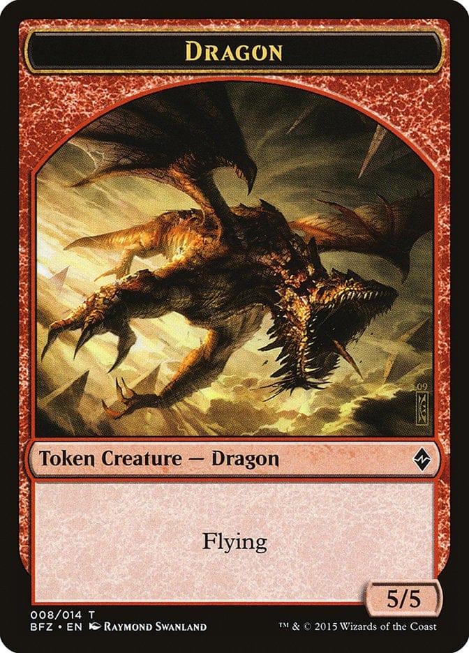 Magic: The Gathering MTG Single Dragon [Battle for Zendikar Tokens]