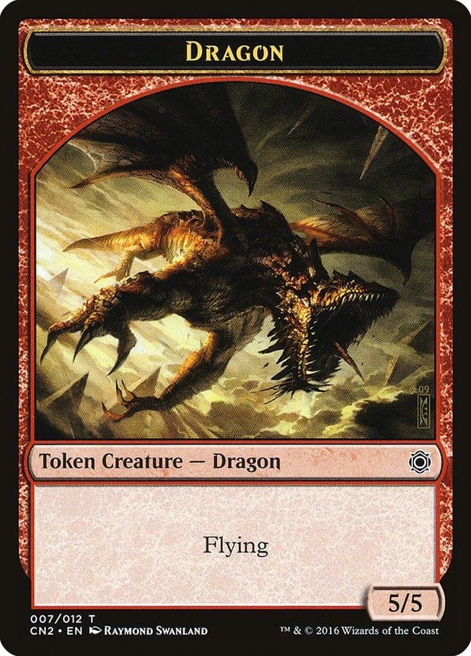 Magic: The Gathering MTG Single Dragon [Conspiracy: Take the Crown Tokens]