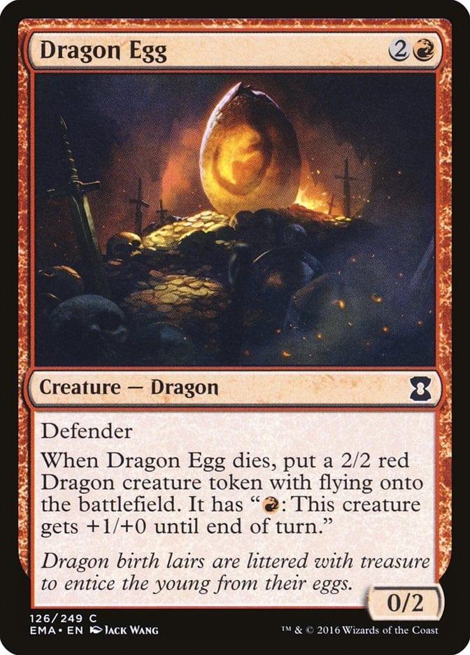 Magic: The Gathering MTG Single Dragon Egg [Eternal Masters]