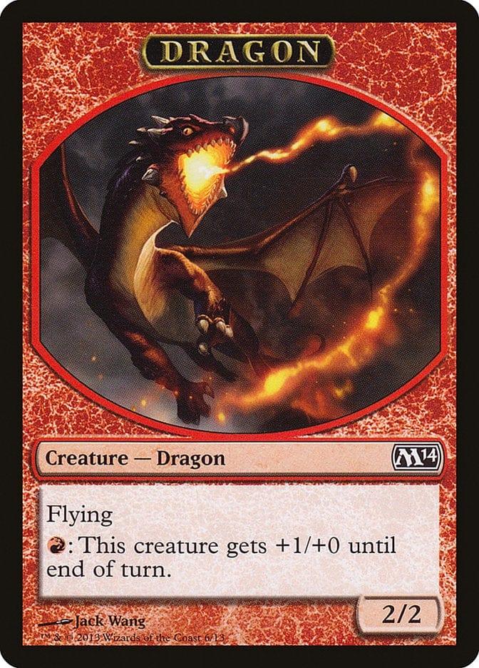 Magic: The Gathering MTG Single Dragon [Magic 2014 Tokens]