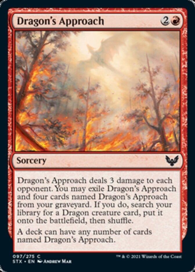 Magic: The Gathering MTG Single Dragon's Approach [Strixhaven: School of Mages]