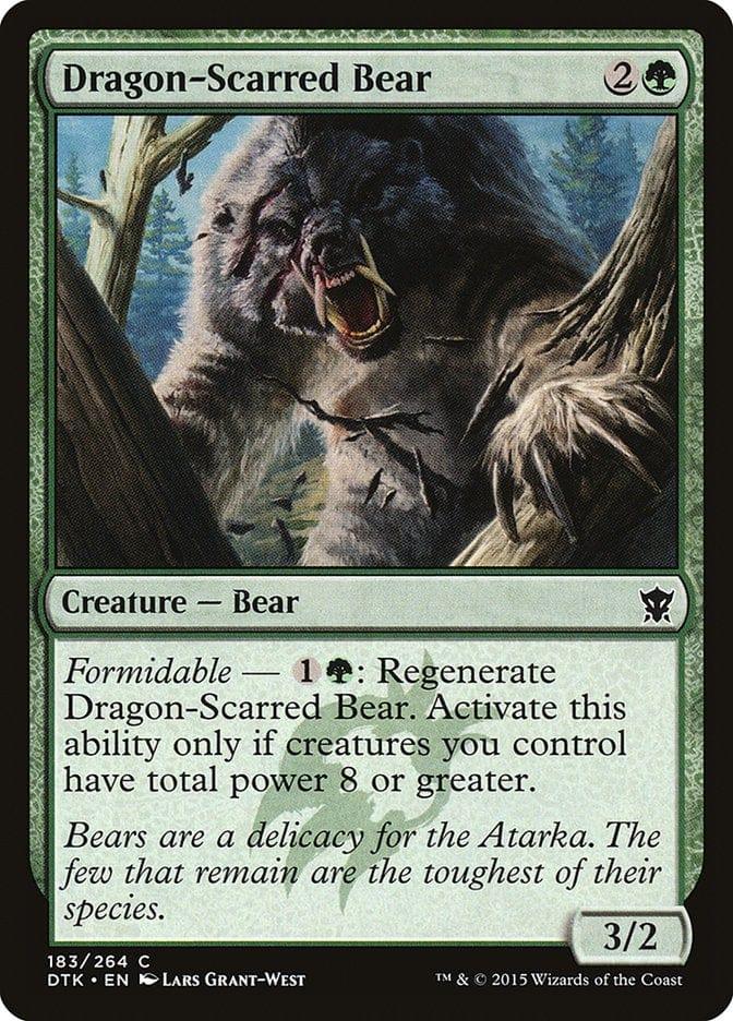 Magic: The Gathering MTG Single Dragon-Scarred Bear [Dragons of Tarkir]