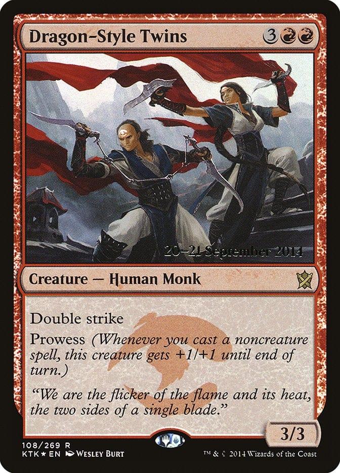Magic: The Gathering MTG Single Dragon-Style Twins  [Khans of Tarkir Prerelease Promos]