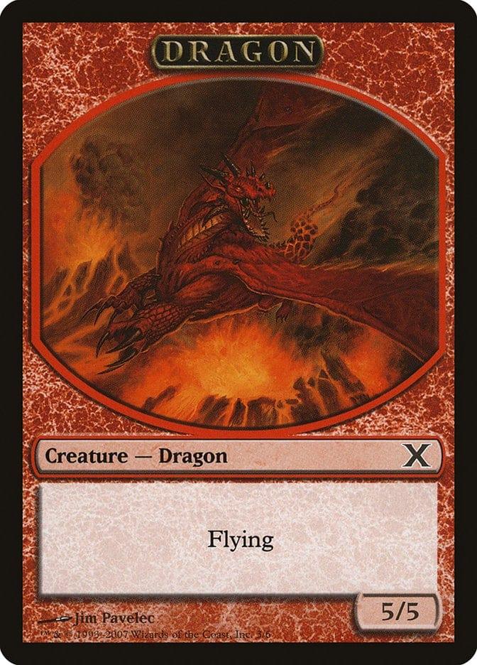 Magic: The Gathering MTG Single Dragon [Tenth Edition Tokens]