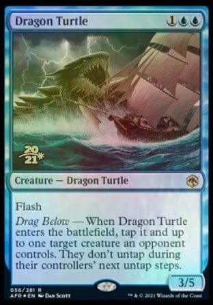 Magic: The Gathering MTG Single Dragon Turtle [Dungeons & Dragons: Adventures in the Forgotten Realms Prerelease Promos]