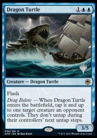 Magic: The Gathering MTG Single Dragon Turtle (Promo Pack) [Dungeons & Dragons: Adventures in the Forgotten Realms Promos]