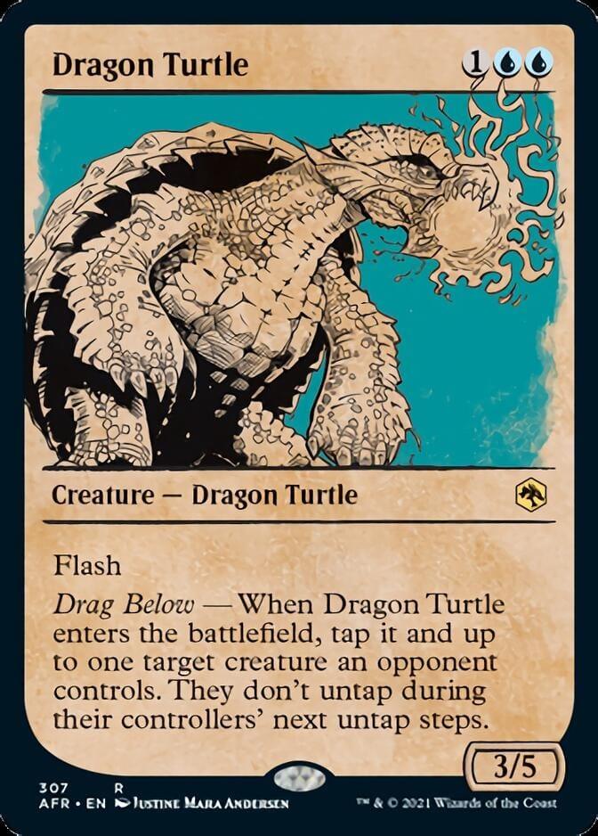 Magic: The Gathering MTG Single Dragon Turtle (Showcase) [Dungeons & Dragons: Adventures in the Forgotten Realms]