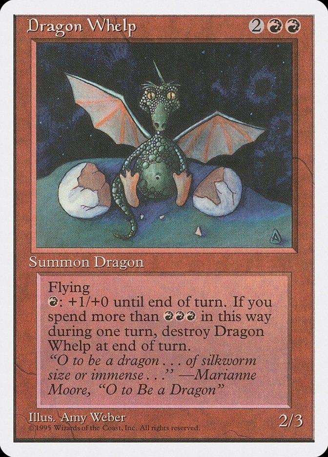 Magic: The Gathering MTG Single Dragon Whelp [Fourth Edition]