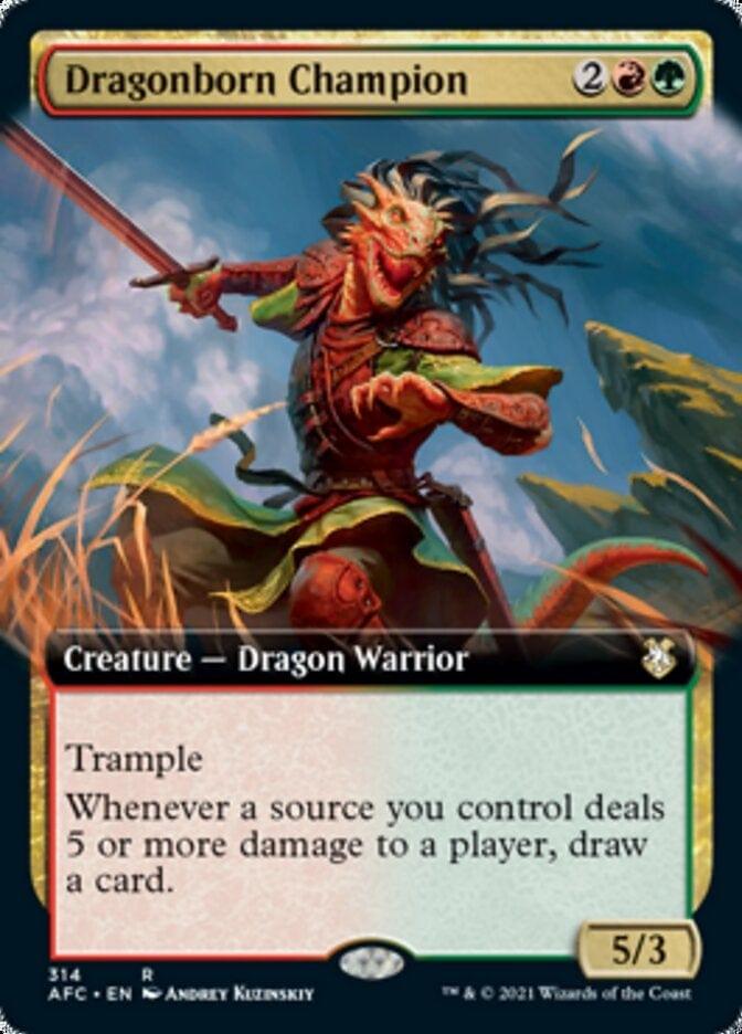 Magic: The Gathering MTG Single Dragonborn Champion (Extended) [Dungeons & Dragons: Adventures in the Forgotten Realms Commander]