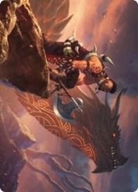 Magic: The Gathering MTG Single Dragonkin Berserker Art Card [Kaldheim: Art Series]