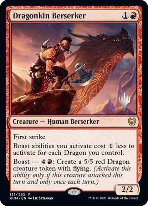 Magic: The Gathering MTG Single Dragonkin Berserker [Kaldheim Promo Pack]