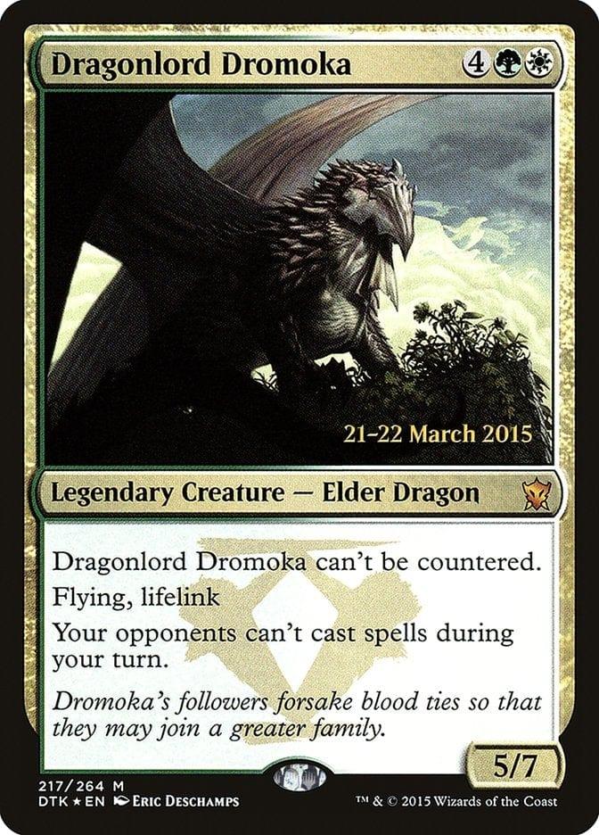 Magic: The Gathering MTG Single Dragonlord Dromoka  [Dragons of Tarkir Prerelease Promos]