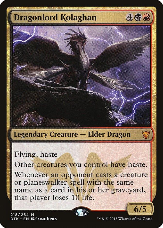 Magic: The Gathering MTG Single Dragonlord Kolaghan [Dragons of Tarkir]