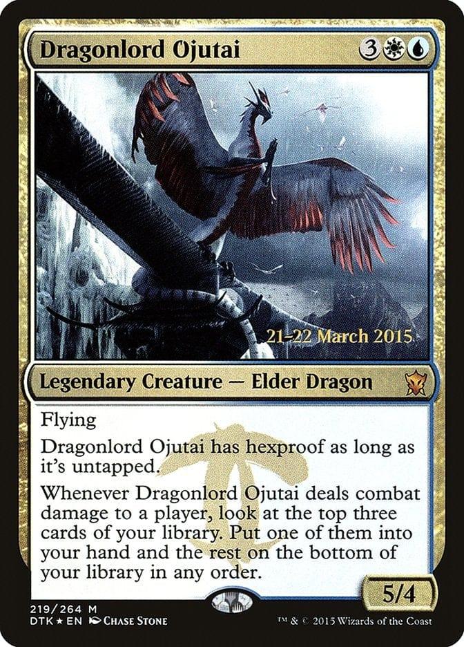 Magic: The Gathering MTG Single Dragonlord Ojutai  [Dragons of Tarkir Prerelease Promos]