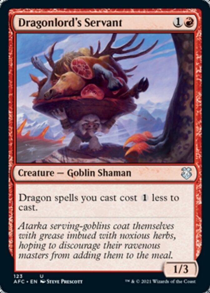 Magic: The Gathering MTG Single Dragonlord's Servant [Dungeons & Dragons: Adventures in the Forgotten Realms Commander]