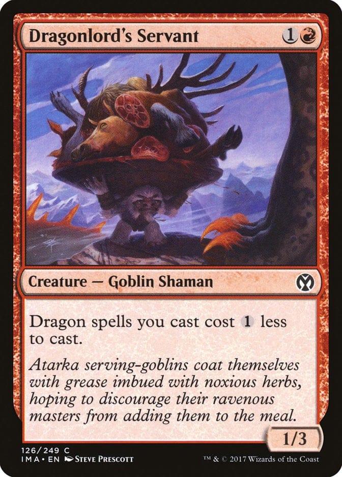 Magic: The Gathering MTG Single Dragonlord's Servant [Iconic Masters]