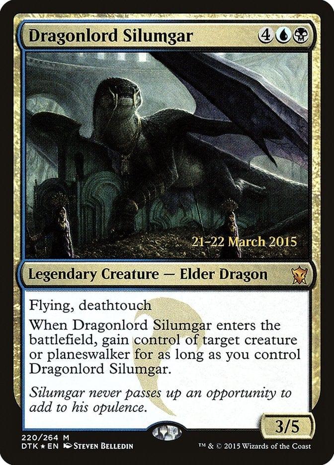 Magic: The Gathering MTG Single Dragonlord Silumgar  [Dragons of Tarkir Prerelease Promos]