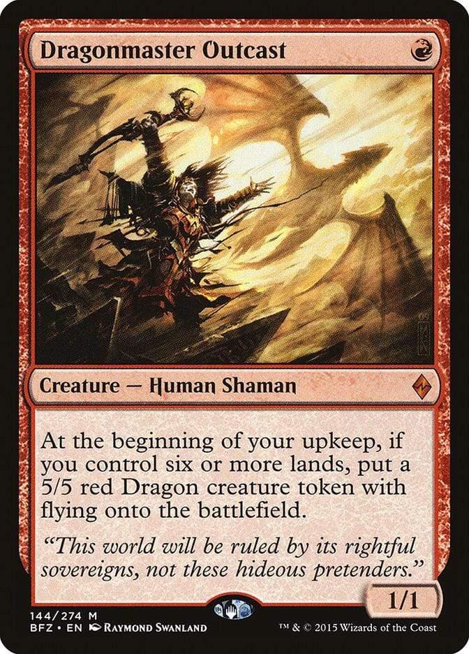 Magic: The Gathering MTG Single Dragonmaster Outcast [Battle for Zendikar]