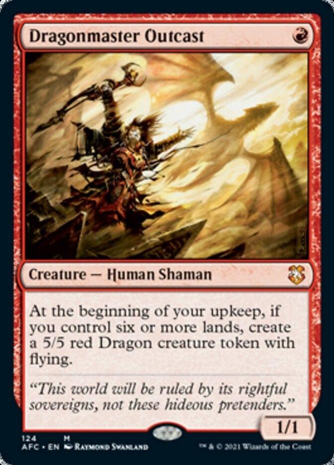 Magic: The Gathering MTG Single Dragonmaster Outcast [Dungeons & Dragons: Adventures in the Forgotten Realms Commander]