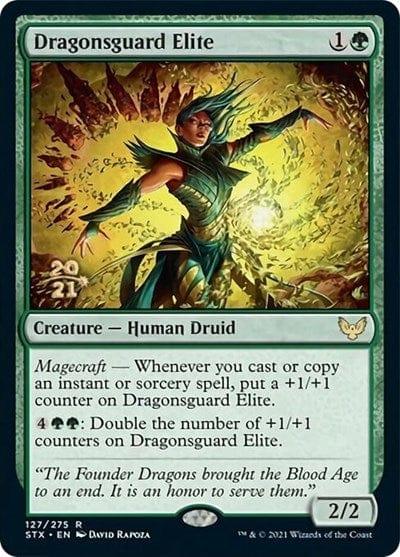 Magic: The Gathering MTG Single Dragonsguard Elite [Strixhaven: School of Mages Prerelease Promos]