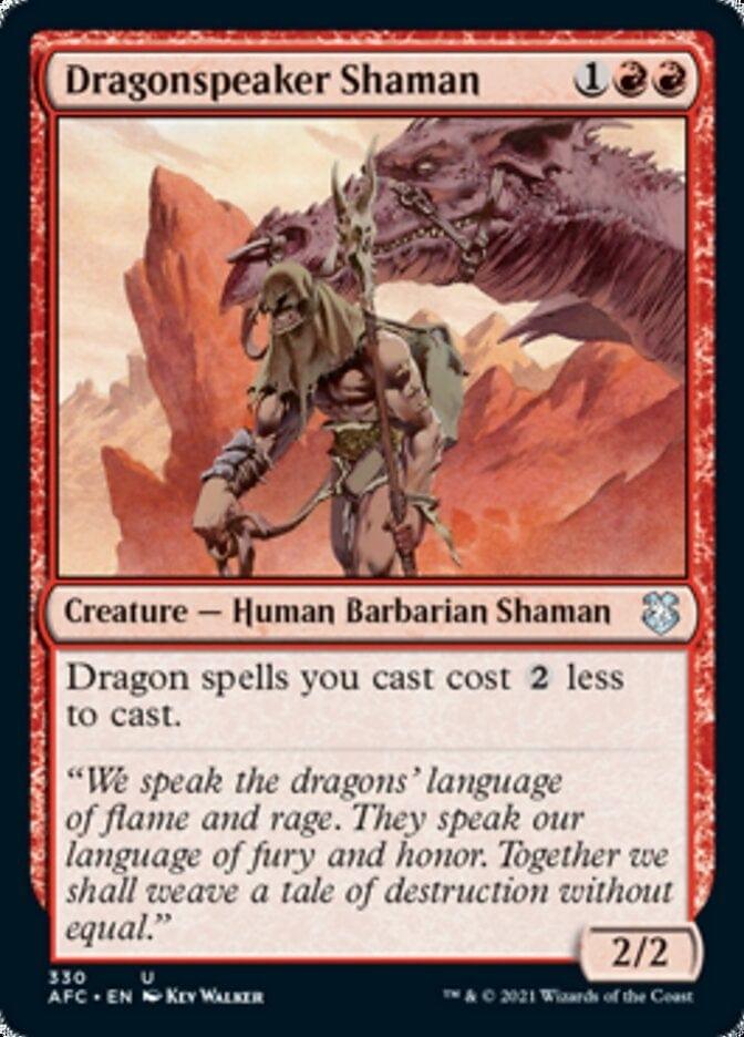 Magic: The Gathering MTG Single Dragonspeaker Shaman [Dungeons & Dragons: Adventures in the Forgotten Realms Commander]