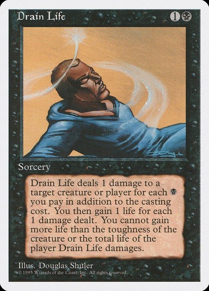 Magic: The Gathering MTG Single Drain Life [Fourth Edition]