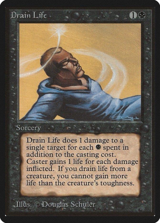 Magic: The Gathering MTG Single Drain Life [Limited Edition Beta]