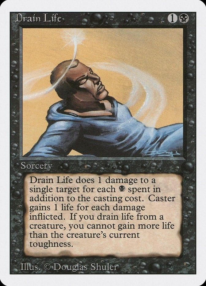 Magic: The Gathering MTG Single Drain Life [Revised Edition]