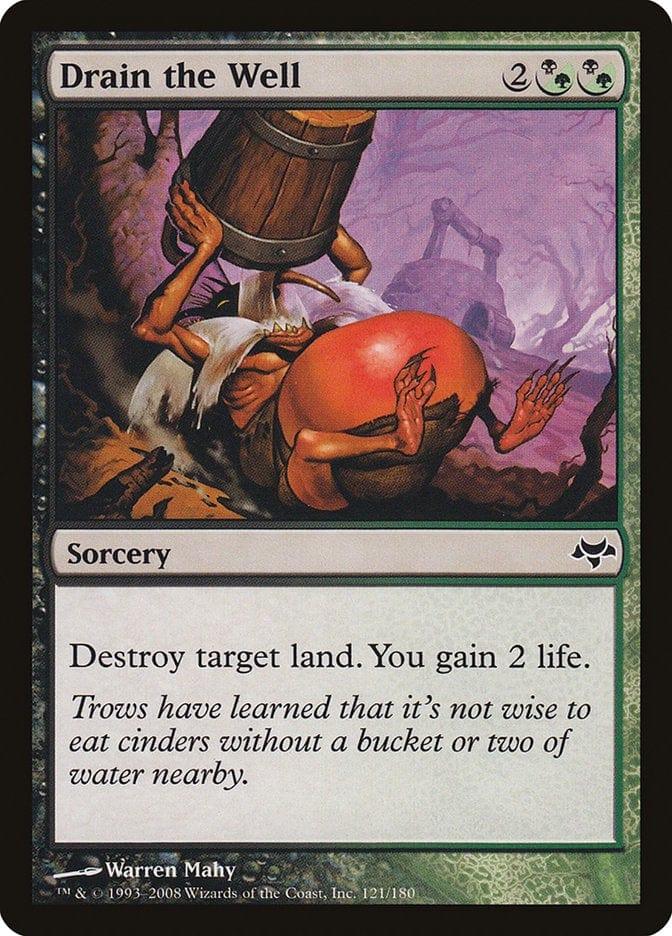 Magic: The Gathering MTG Single Drain the Well [Eventide]