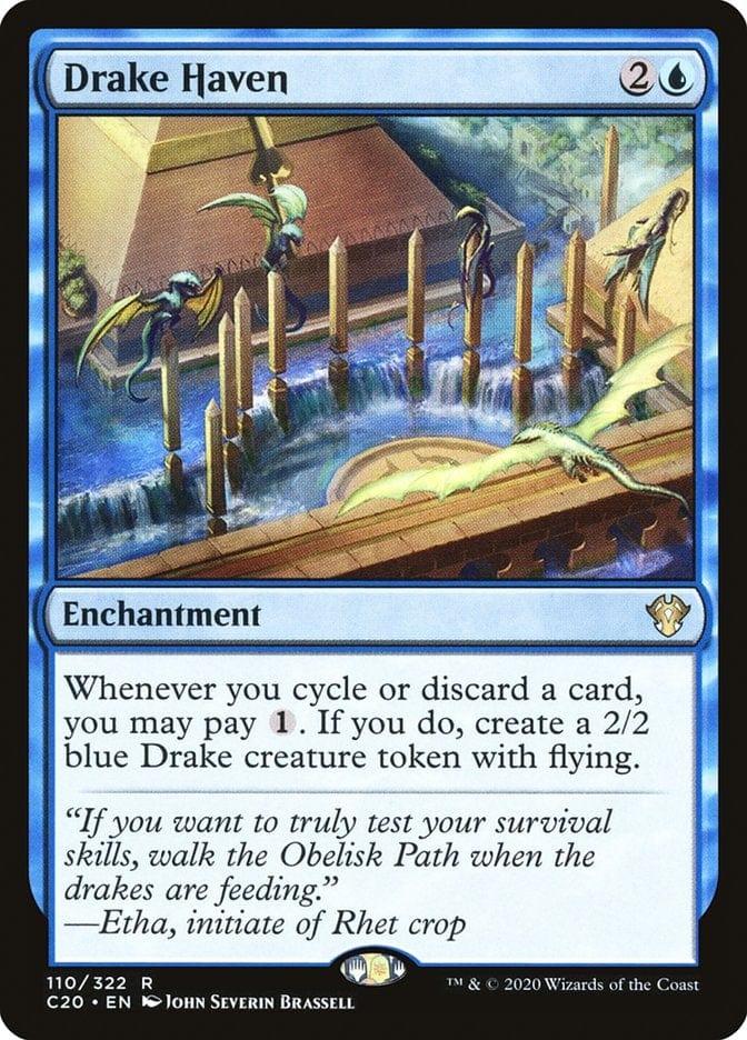 Magic: The Gathering MTG Single Drake Haven [Commander 2020]