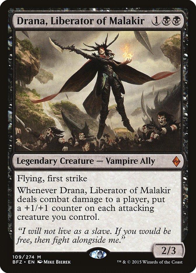 Magic: The Gathering MTG Single Drana, Liberator of Malakir [Battle for Zendikar]
