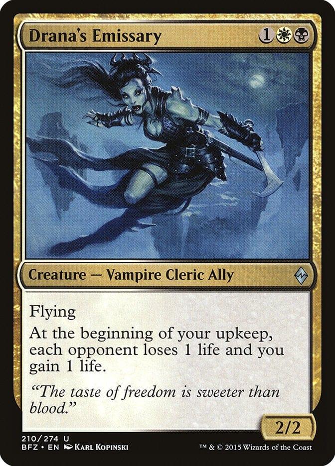 Magic: The Gathering MTG Single Drana's Emissary [Battle for Zendikar]