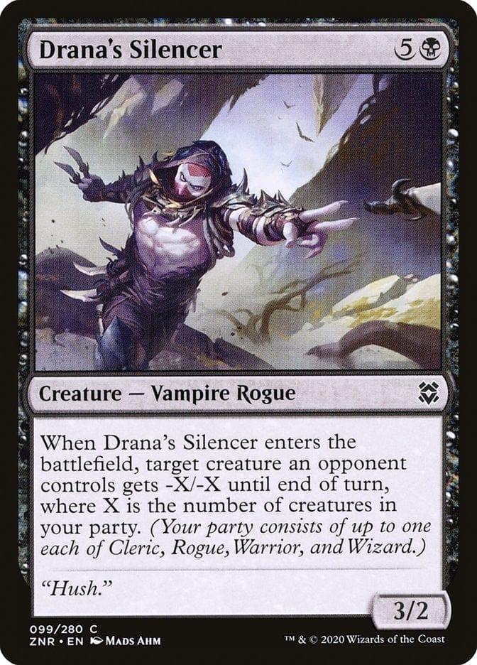 Magic: The Gathering MTG Single Drana's Silencer [Zendikar Rising]