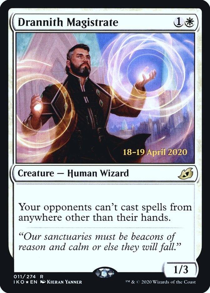 Magic: The Gathering MTG Single Drannith Magistrate  [Ikoria: Lair of Behemoths Prerelease Promos]