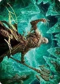 Magic: The Gathering MTG Single Draugr Necromancer Art Card (Gold-Stamped Signature) [Kaldheim: Art Series]